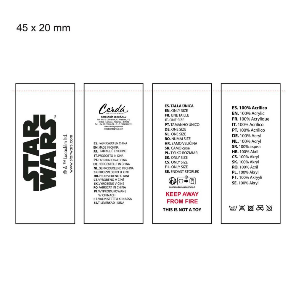 Child Cap The Mandalorian Red