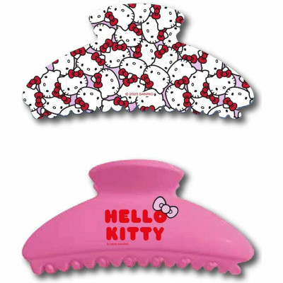 Hair Clips Hello Kitty Pink