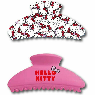 Hair Clips Hello Kitty Pink