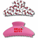 Hair Clips Hello Kitty Pink