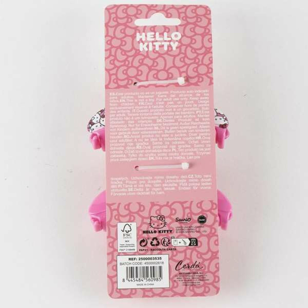 Hair Clips Hello Kitty Pink