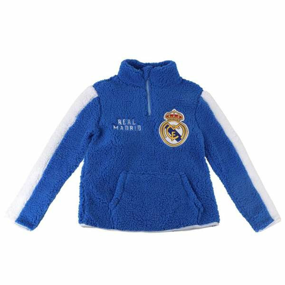 Hooded Sweatshirt for Girls Real Madrid C.F. Blue 6 Years