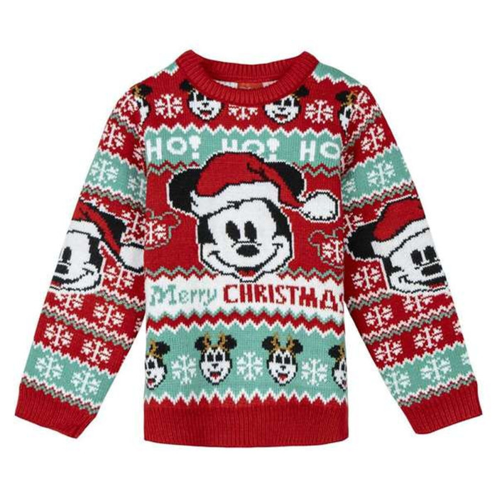 Children’s Sweatshirt Mickey Mouse Red Christmas 7 Years