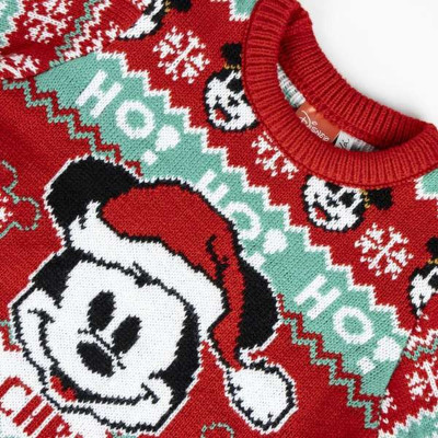 Children’s Sweatshirt Mickey Mouse Red Christmas 7 Years