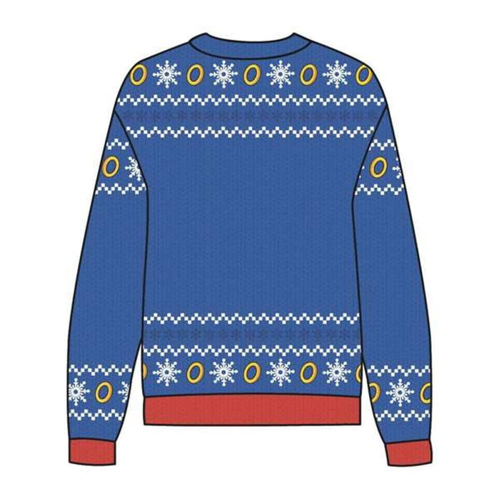 Sweater Sonic Blue Christmas 8 Years