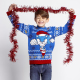 Sweater Sonic Blue Christmas 8 Years