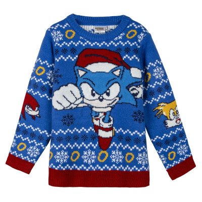 Sweater Sonic Blue Christmas 8 Years