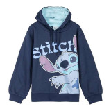 Hooded Sweatshirt for Girls Stitch Dark blue
