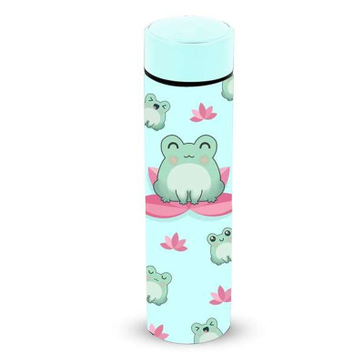 Thermal Bottle Oh My Pop! Turquoise 500 ml Frog