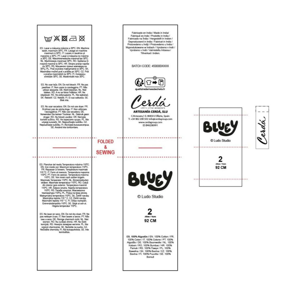 Children’s Sweatshirt Bluey Beige