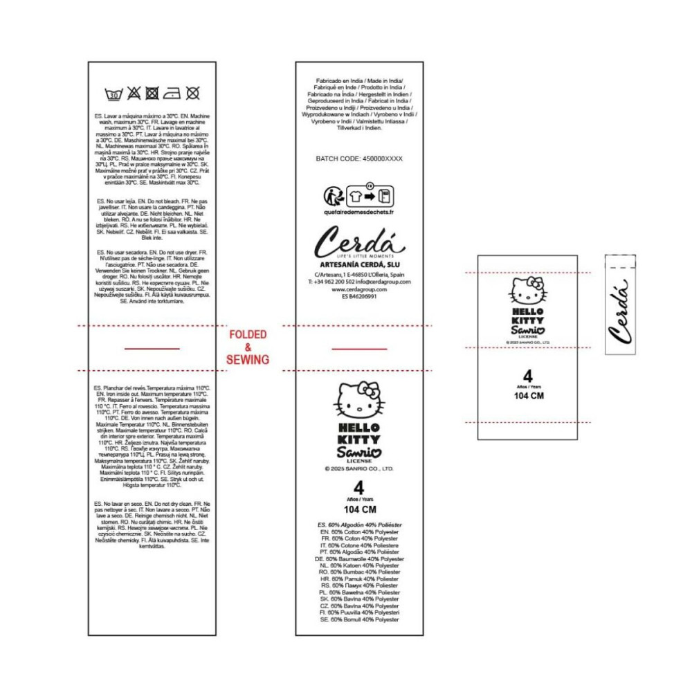 Children’s Sweatshirt Hello Kitty Dark grey