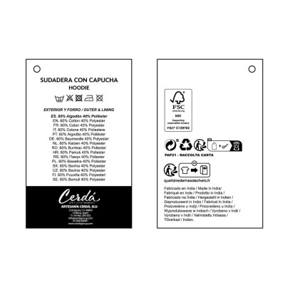 Children’s Hoodie Stitch Blue