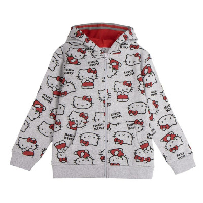 Hooded Sweatshirt for Girls Hello Kitty Grey