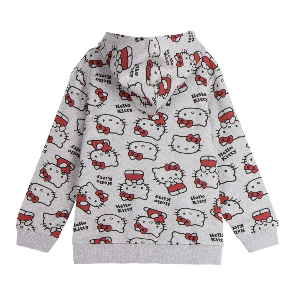 Hooded Sweatshirt for Girls Hello Kitty Grey