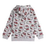 Hooded Sweatshirt for Girls Hello Kitty Grey