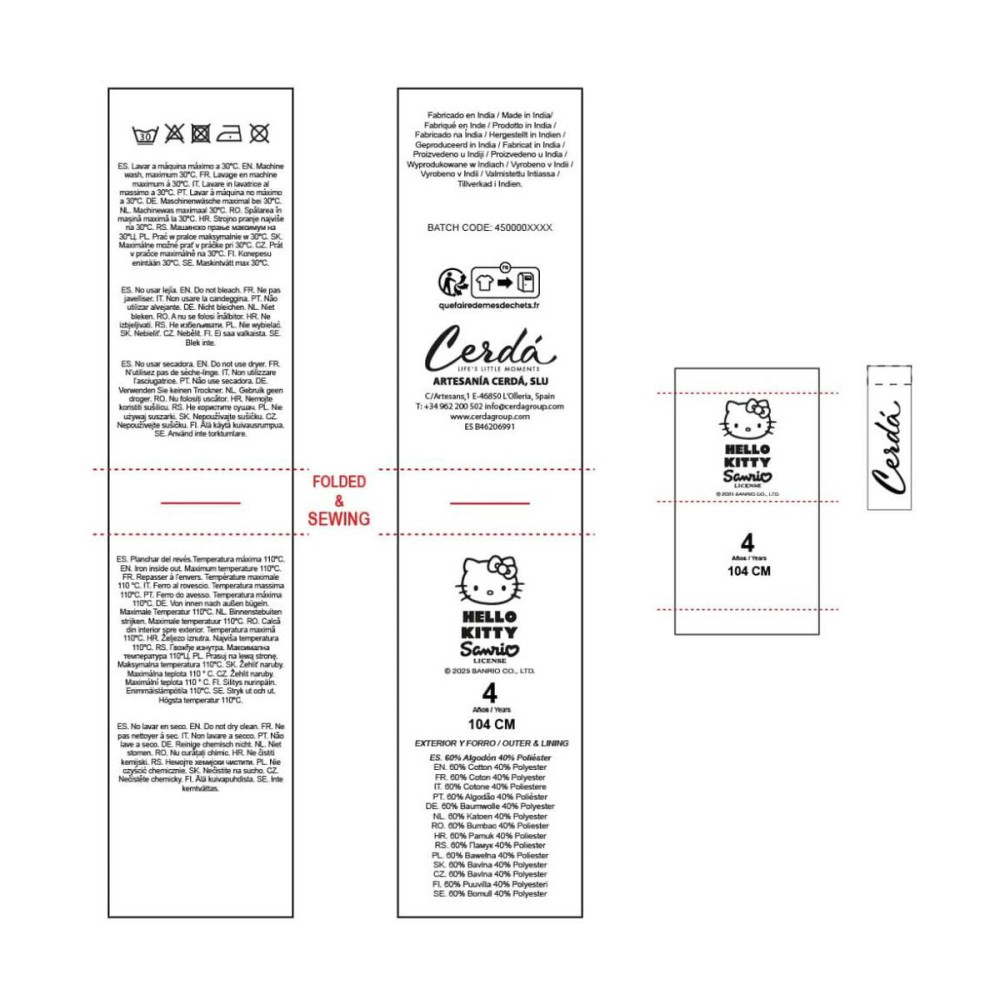 Hooded Sweatshirt for Girls Hello Kitty Grey