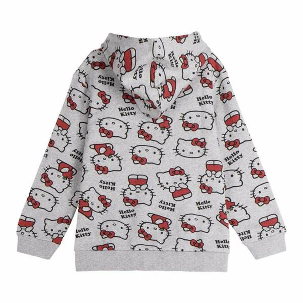 Hooded Sweatshirt for Girls Hello Kitty Grey