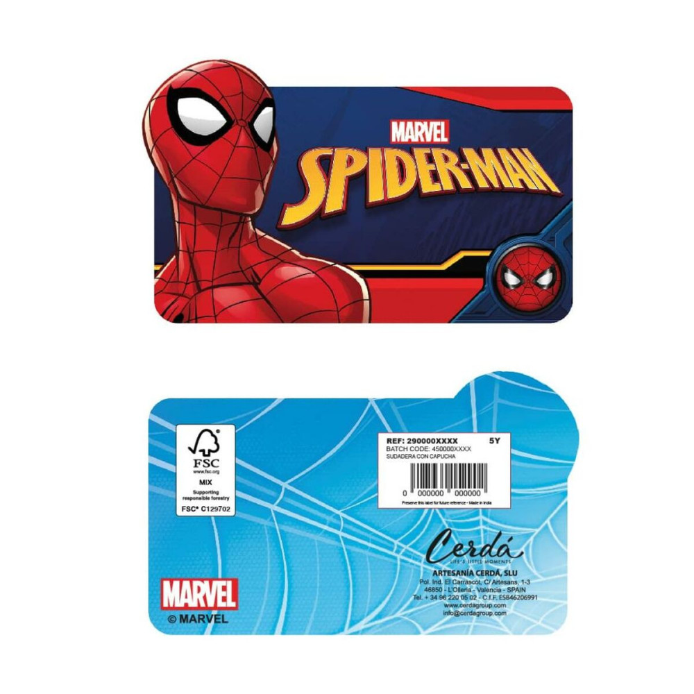 Children’s Hoodie Spider-Man Blue