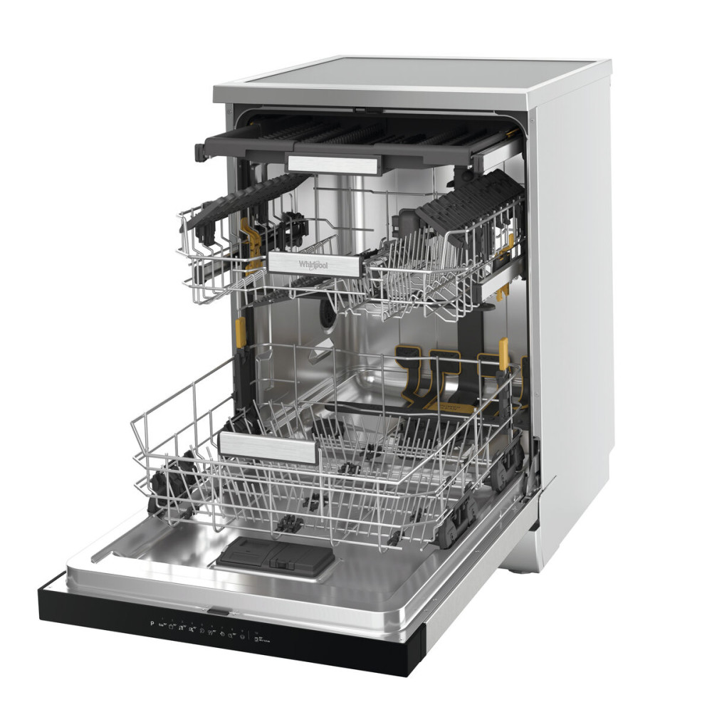 Dishwasher Whirlpool Corporation W7F HP43 X Steel 60 cm