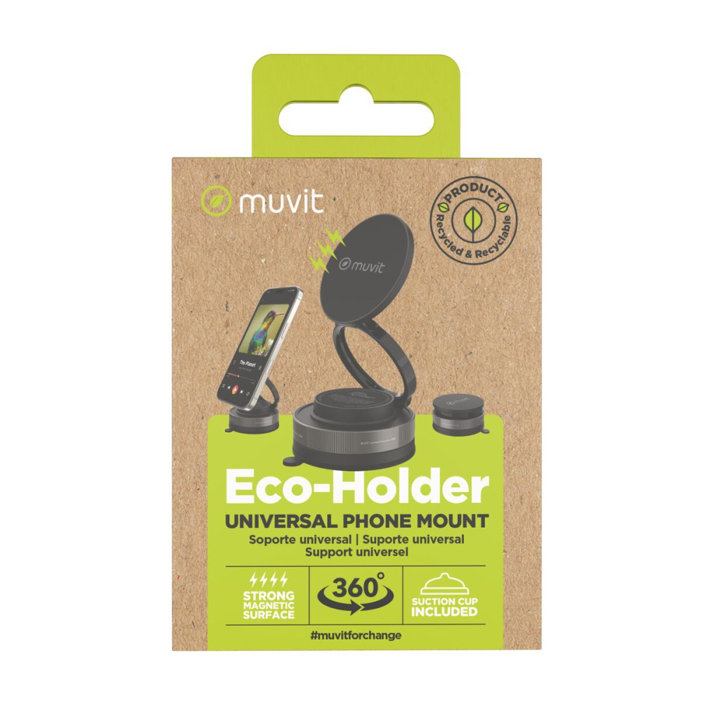 Mobile Support for Cars Muvit MCCHL0035 Black