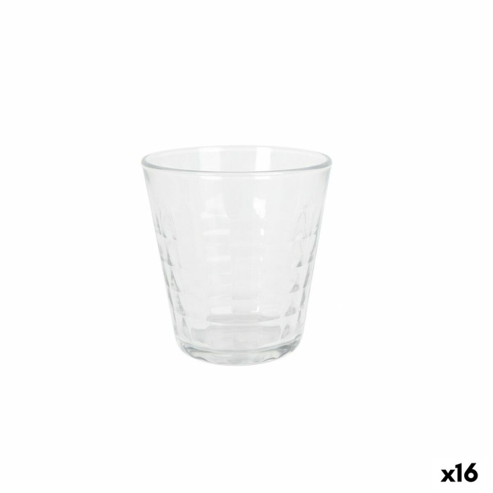 Glass Duralex Prisme Transparent 275 ml (16 Units)