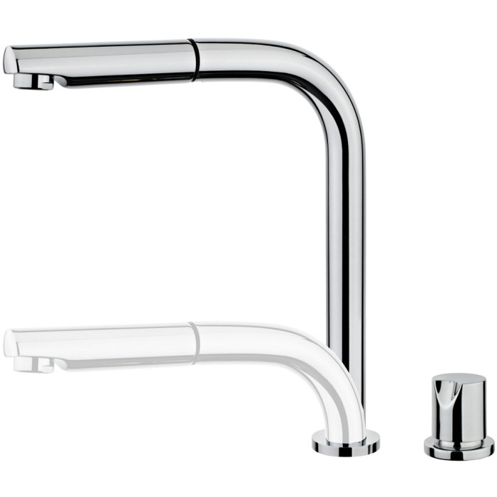 Mixer Tap Teka AUK 983 Silver Metal Steel