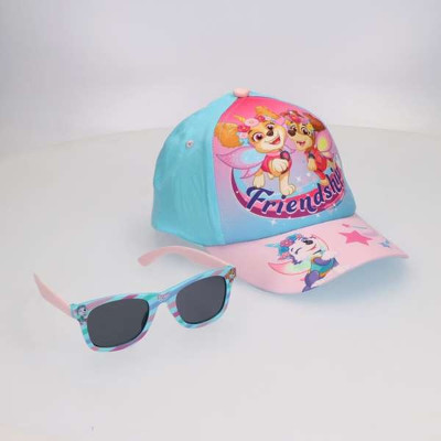 Set of cap and sunglasses The Paw Patrol Pink
