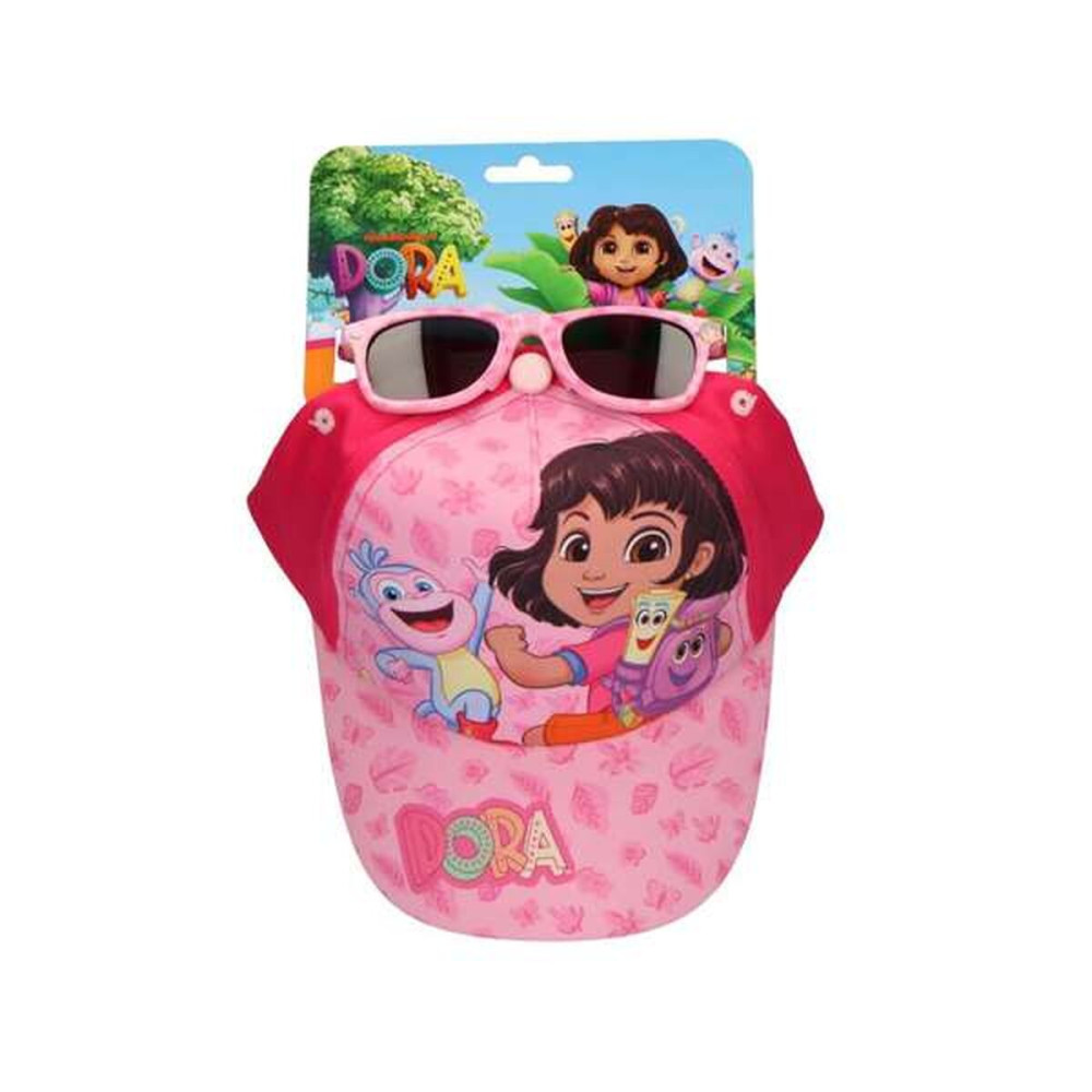 Set of cap and sunglasses Dora The Explorer Pink