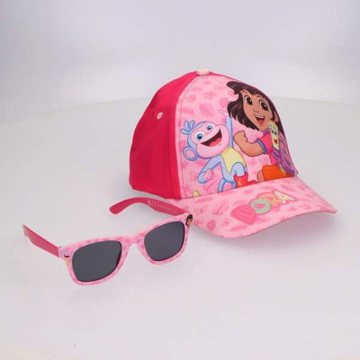 Set of cap and sunglasses Dora The Explorer Pink