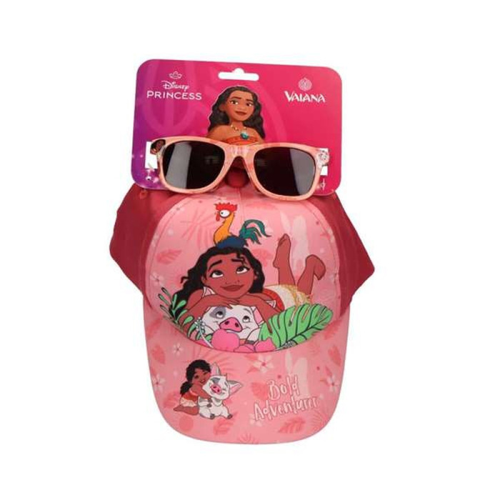 Set of cap and sunglasses Vaiana Pink