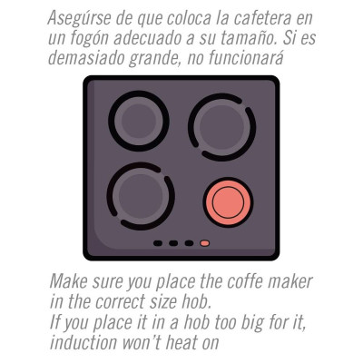 Italian Coffee Pot Vin Bouquet FIH836 Silver 540 ml (Refurbished A)