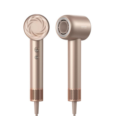 Dreame Hair Dryer Glory Mix 1600W Ionic, 3 Magnetic Nozzles, Gold