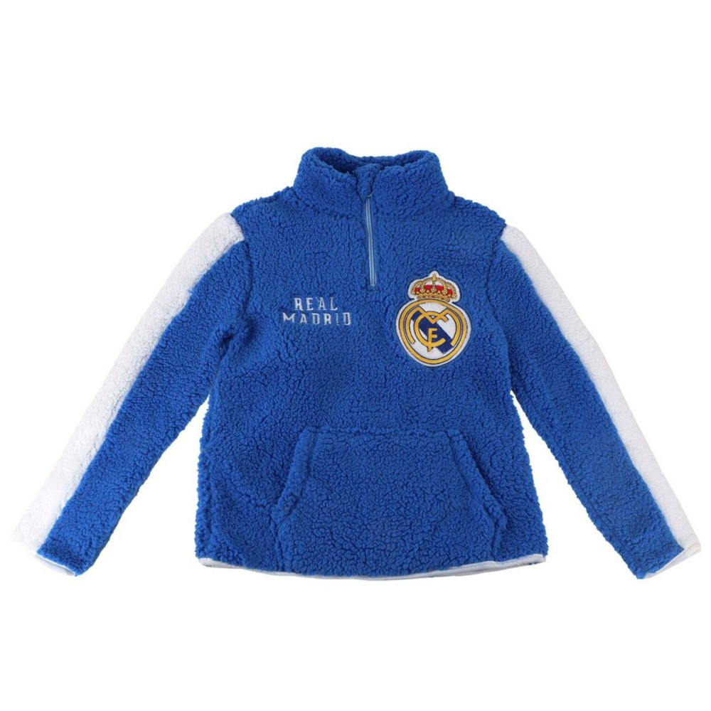 Hooded Sweatshirt for Girls Real Madrid C.F. Blue 8 Years
