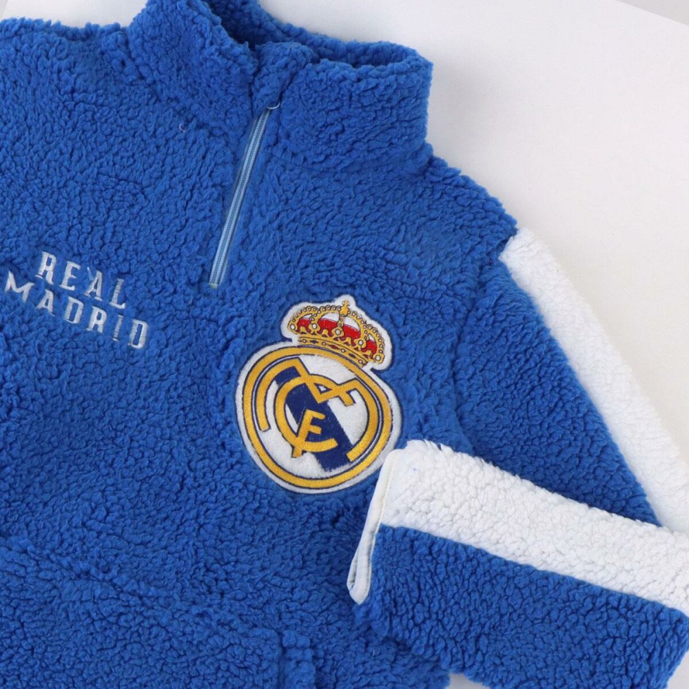 Hooded Sweatshirt for Girls Real Madrid C.F. Blue 8 Years
