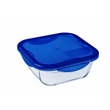 Set of lunch boxes Pyrex Cook & Go Blue Transparent