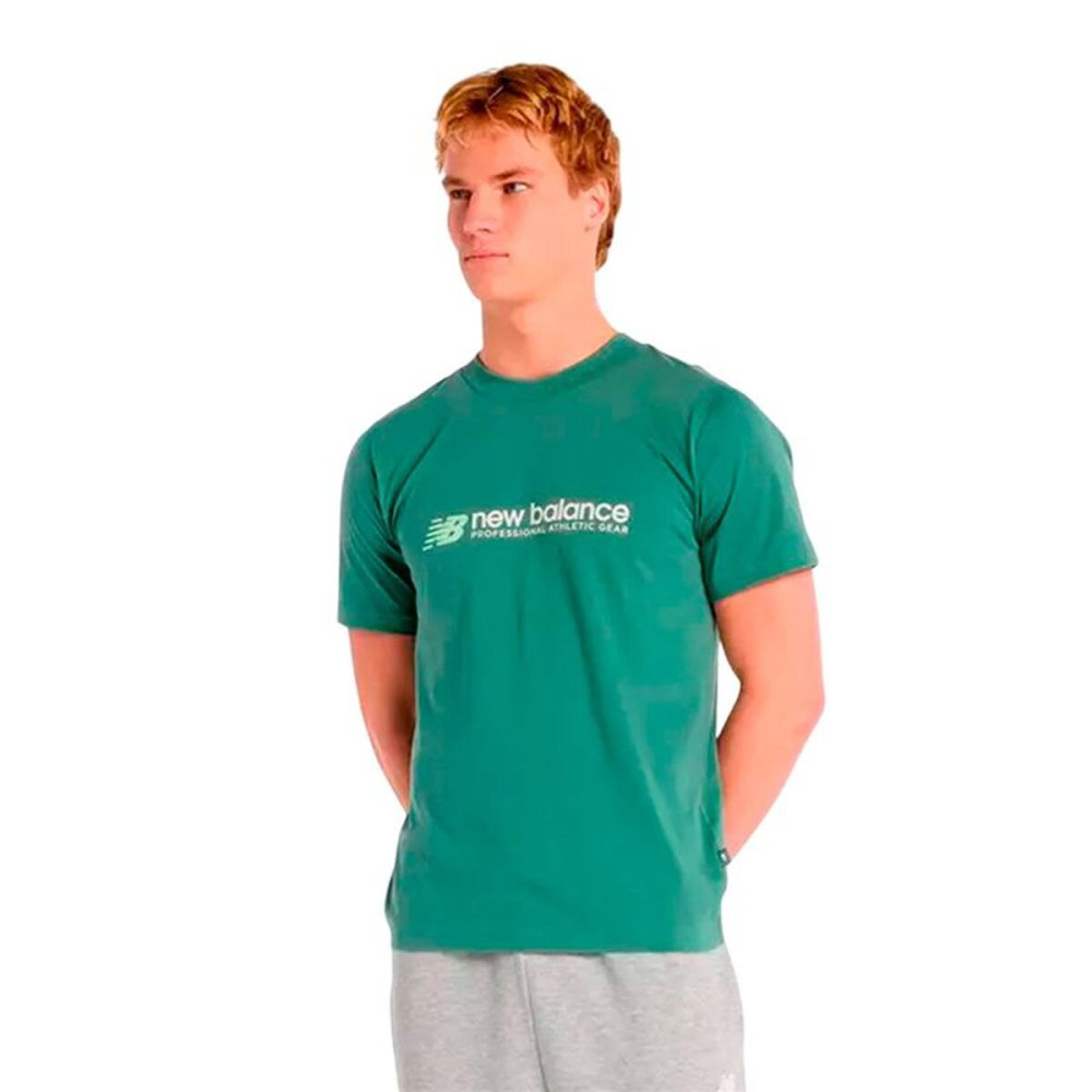 Men’s Short Sleeve T-Shirt New Balance Professional Green