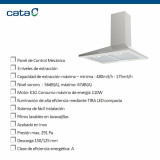 Conventional Hood Cata VK6000X Steel
