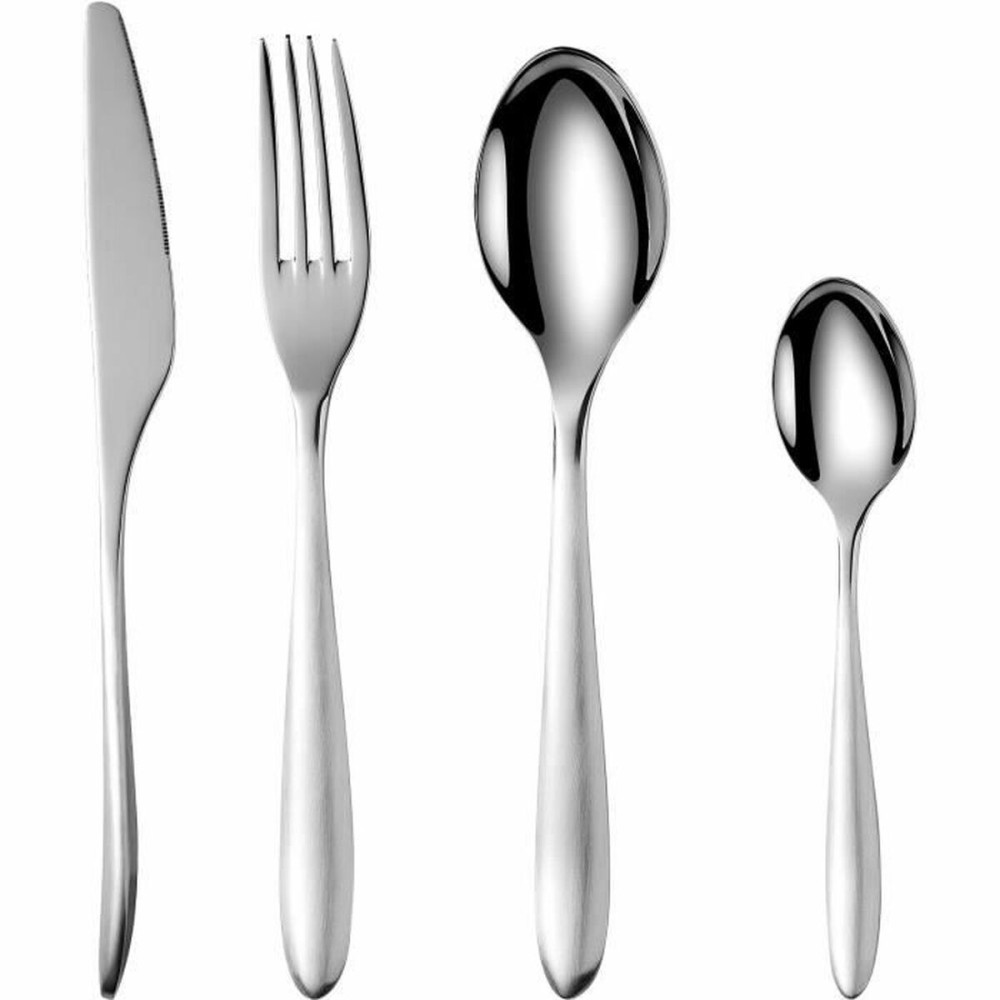 Cutlery Arthur Martin AM0211 Grey Stainless steel 24 Pieces
