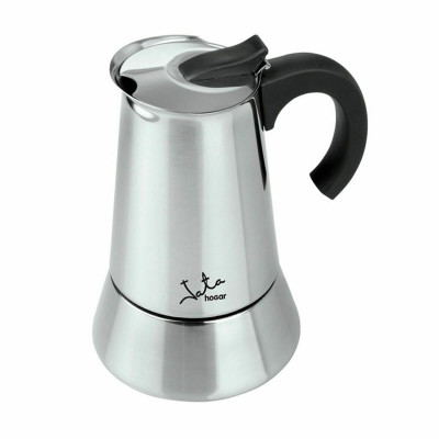 Italian Coffee Pot JATA Steel 10 Cups Stainless steel 1 L