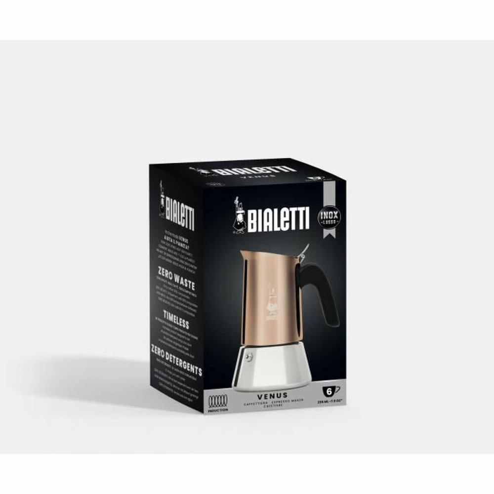 Italian Coffee Pot Bialetti New Venus Aluminium 6 Cups 0,24 l