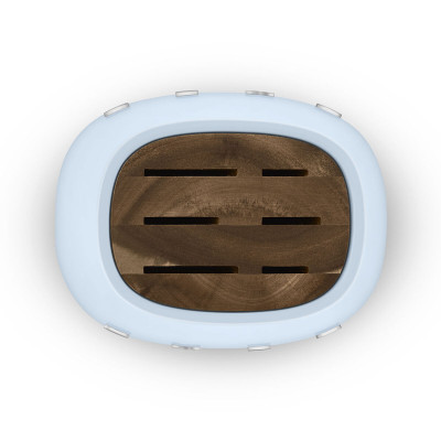 Set of Kitchen Knives and Stand Smeg KBSF02PB