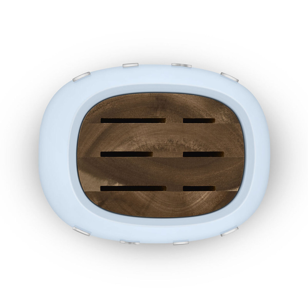 Set of Kitchen Knives and Stand Smeg KBSF02PB