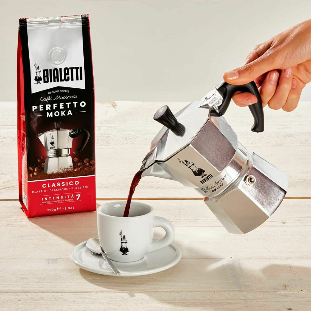 Italian Coffee Pot Bialetti 0001165/X4 Silver Metal Stainless steel Aluminium 1 L
