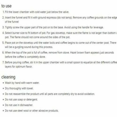 Italian Coffee Pot Bialetti 0001165/X4 Silver Metal Stainless steel Aluminium 1 L