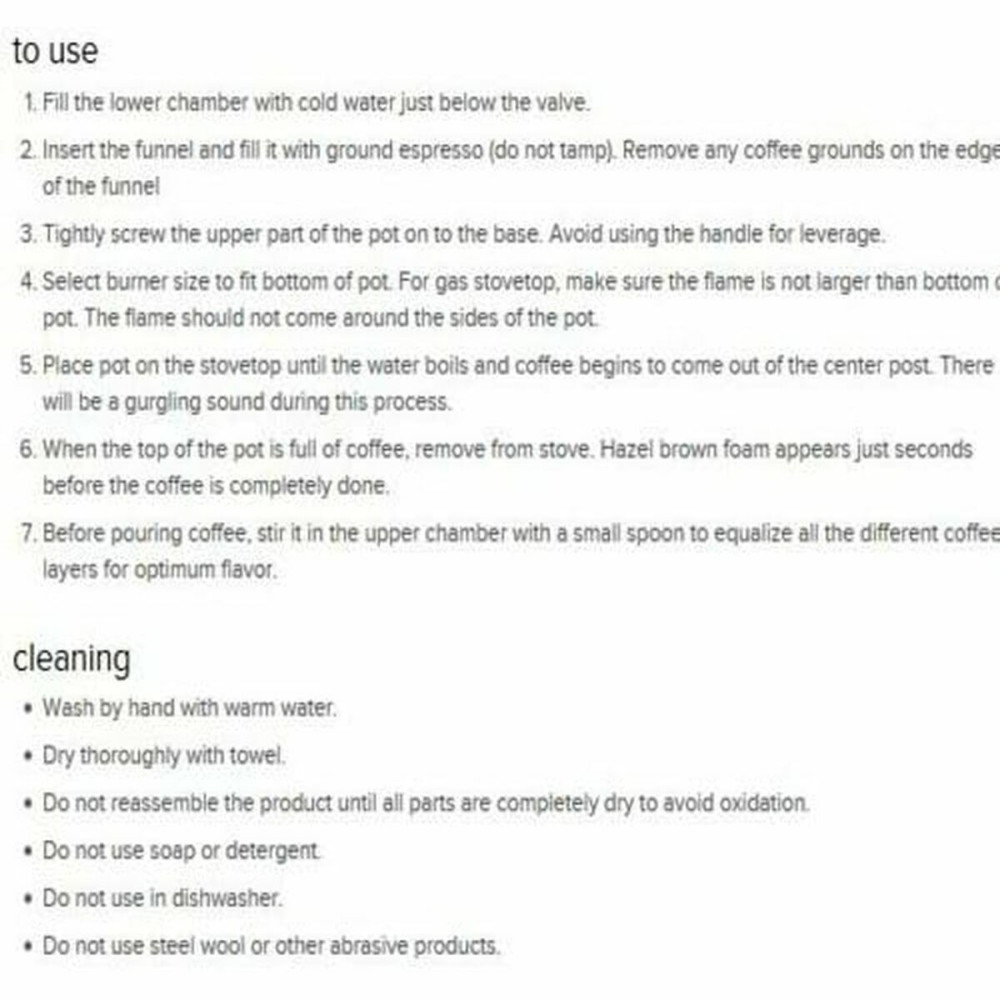 Italian Coffee Pot Bialetti 0001165/X4 Silver Metal Stainless steel Aluminium 1 L