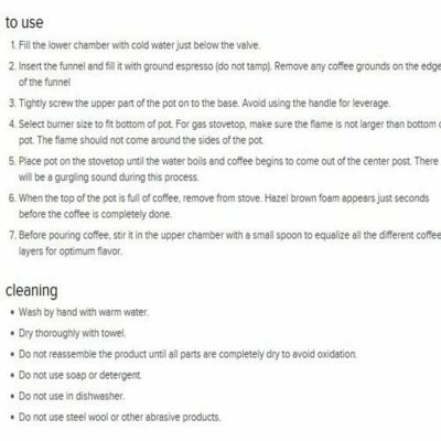 Italian Coffee Pot Bialetti 0001165/X4 Silver Metal Stainless steel Aluminium 1 L