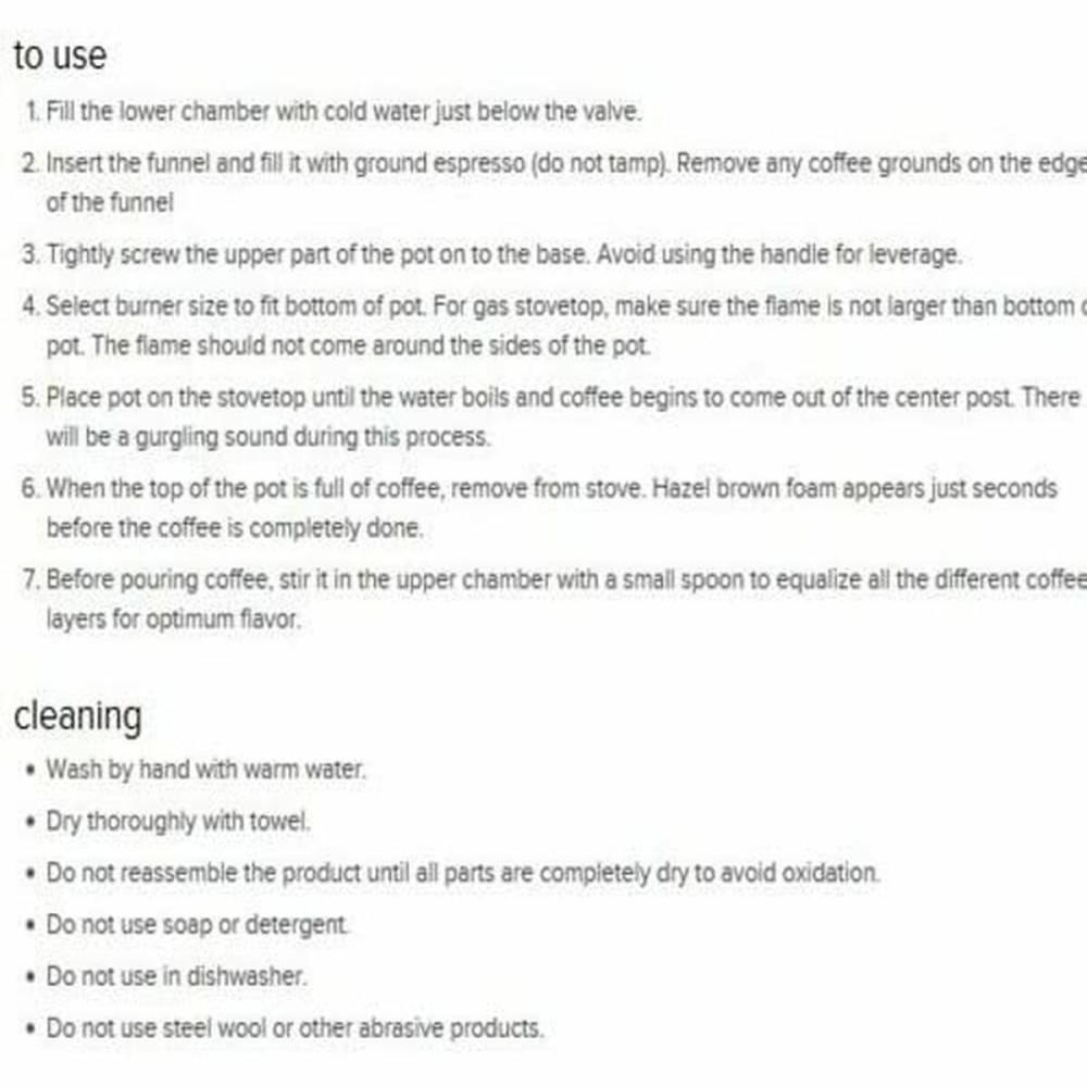 Italian Coffee Pot Bialetti 0001165/X4 Silver Metal Stainless steel Aluminium 1 L