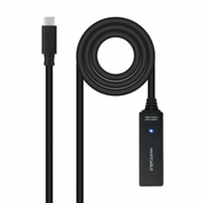 USB Cable NANOCABLE USB 3.2 amplif. C/M-C/H 5m Black 5 m
