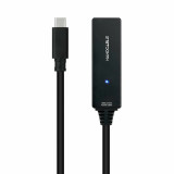 USB Cable NANOCABLE USB 3.2 amplif. C/M-C/H 5m Black 5 m