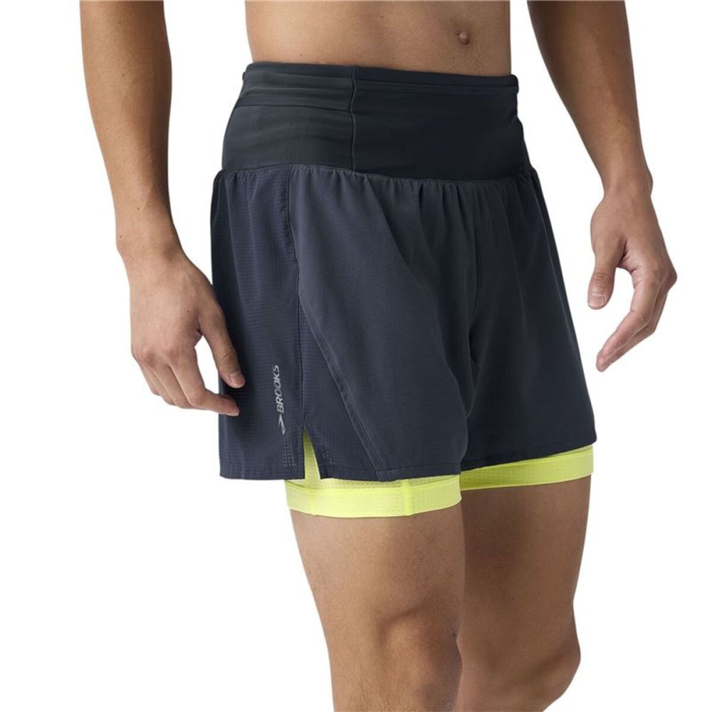 Men's Sports Shorts Brooks High Point 5" 2-In-1 2.0 Blue
